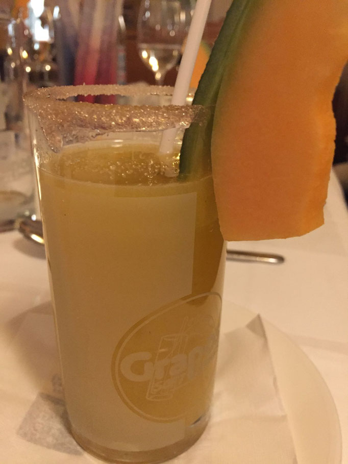 Melonen-Basilikumsaft