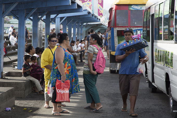 Busbahnhof in Apia