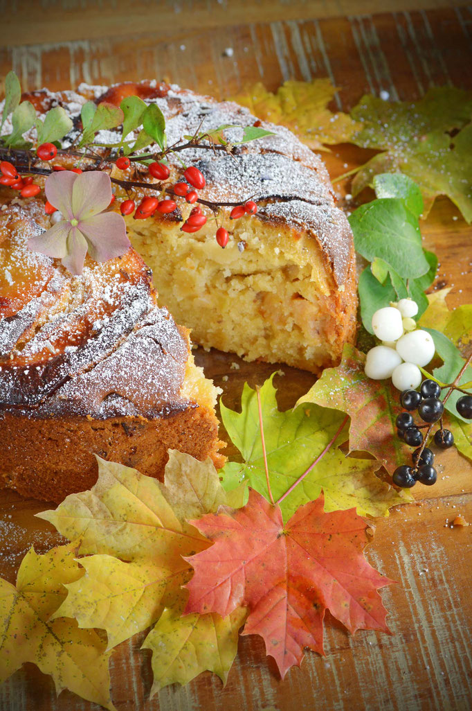 Quitten-Honigkuchen mit Lavendel