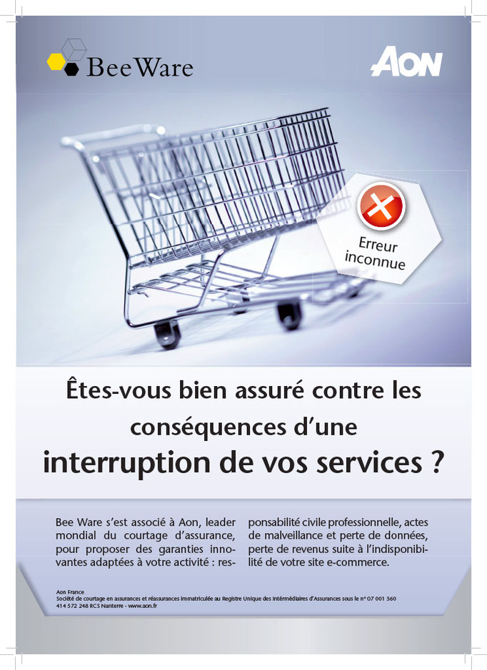 AFFICHE Institutionnelle, Groupe Aon France
