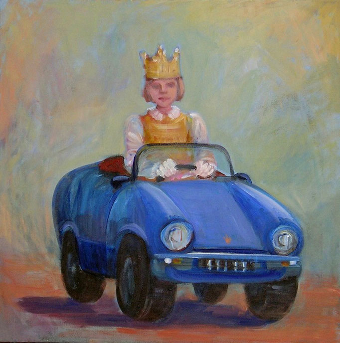 Prinzessin, 2007, Acryl auf Leinwand 60x60