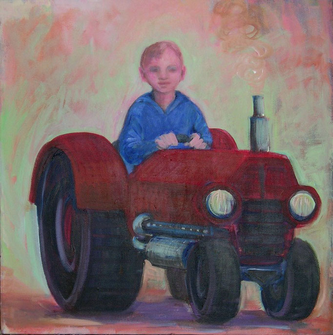 Schultüte, 2007, Acryl auf Leinwand 60x60