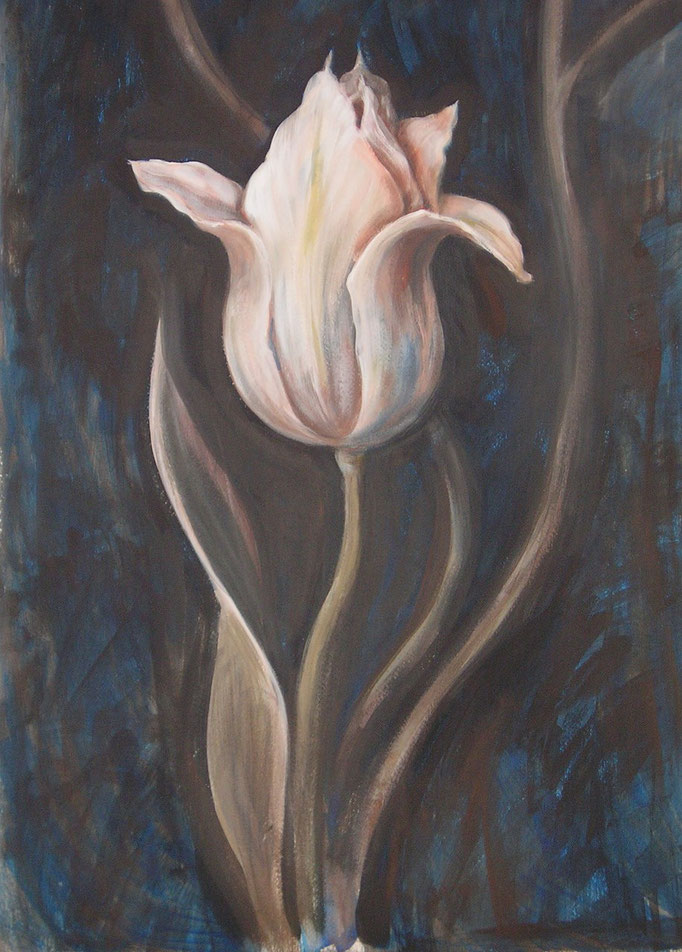 Böse Blumen für einen Tatort 2, 2005, Acryl auf Pappe 80x100