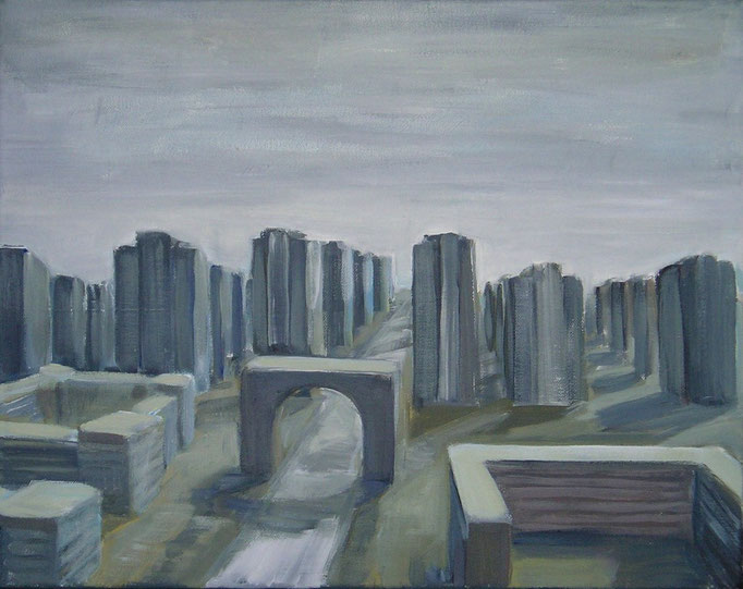 Paris, 2006, Acryl auf Leinwand 40x60