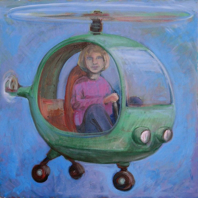 Helikopter, 2007, Acryl auf Leinwand 60x60