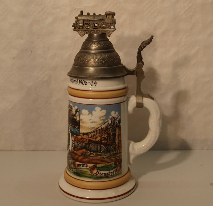 4094/ Reservistenkrug (Replik) ~1970, H 26cm, EUR 60,-