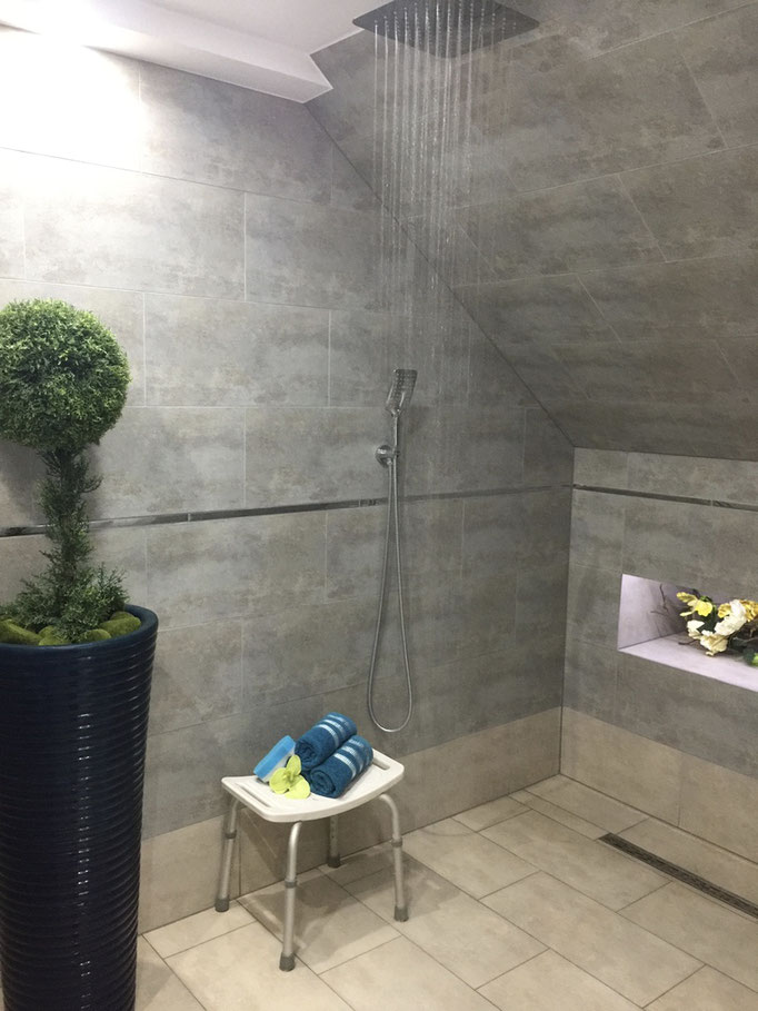 Ebenerdige Dusche
