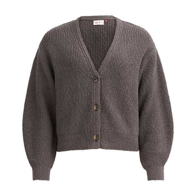 2613015_Rippstrick-Jacke, basalt People Wear Organic