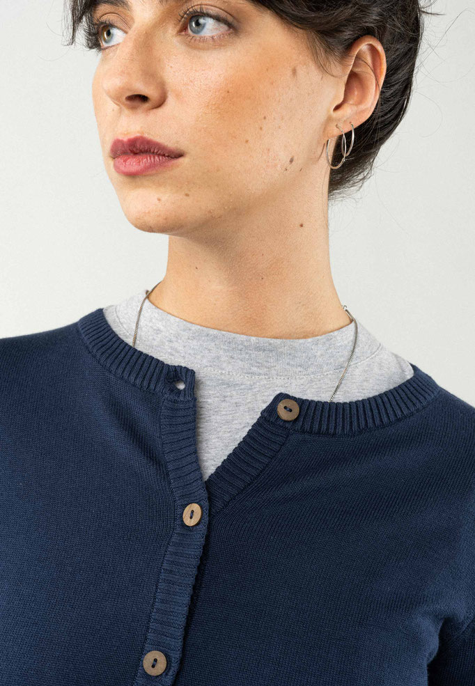 Melawear Cardigan navy