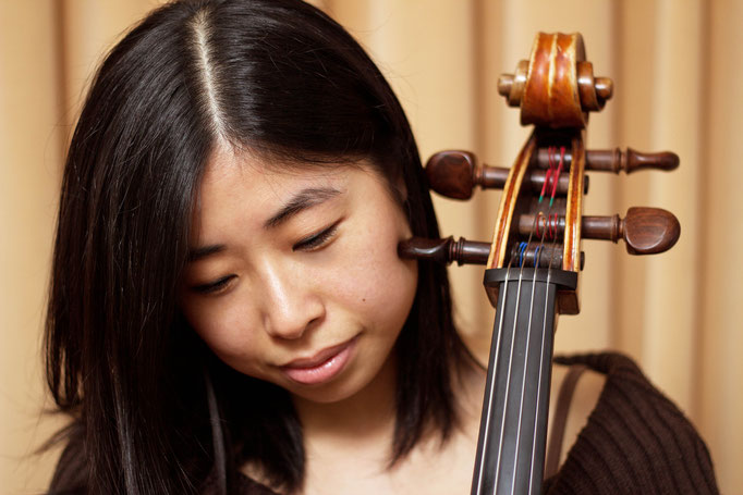 Ich mit meinem Violoncello, Photo: Simon Streuff