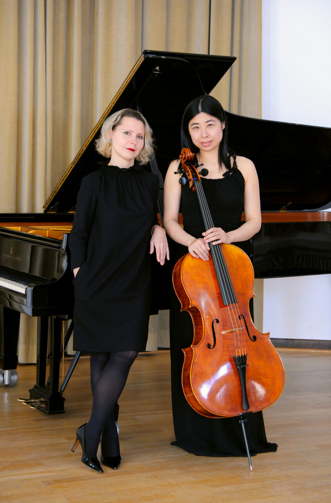 Yingtuo Zhang - Violoncello und Elena Bobrovskikh - Klavier in HMTMH, Photo: Kristian Petkov
