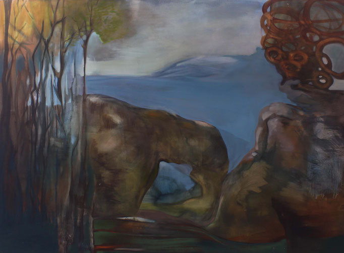 Max Böhme, 2019, #18, Öl auf Leinwand, 140 x 190 cm