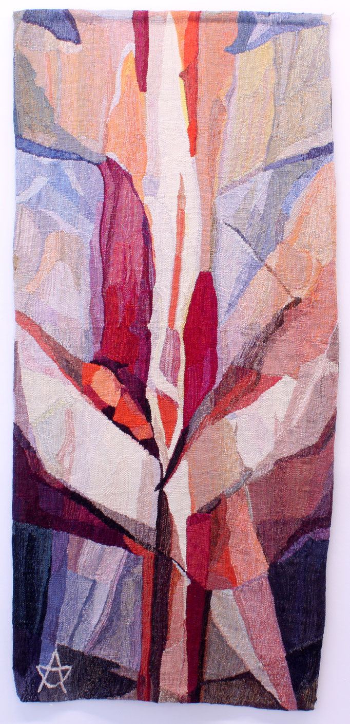 Fritz Riedl, Composición vertical I, 1993, 210 x 93 cm