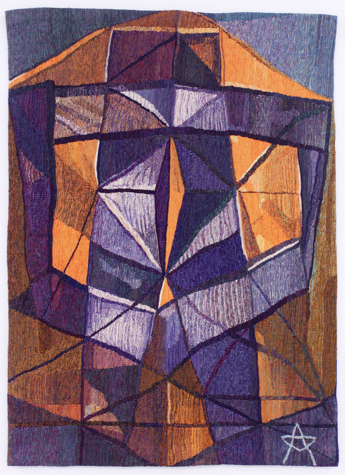 Fritz Riedl, Caballero azul, 1995, 185 x 130 cm