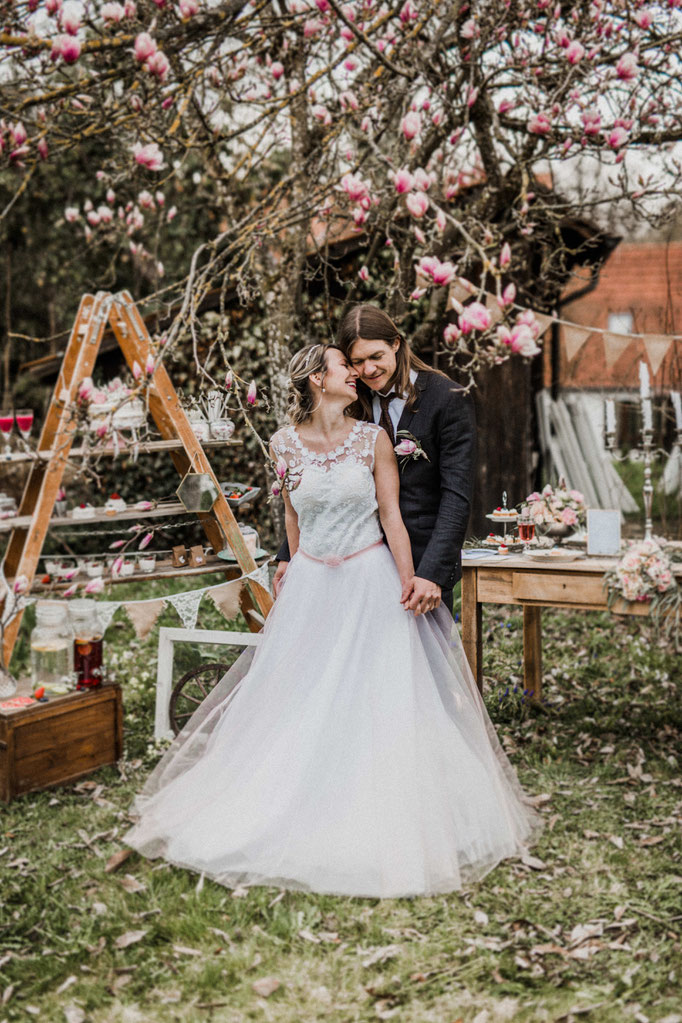 Brautkleid Tüllrock