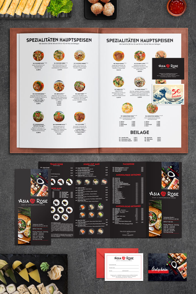 Asia Rose Moosburg - Branding / Corporate Design 