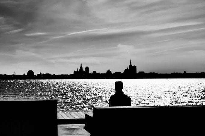 Rügen - Blick auf Stralsund - April 2018