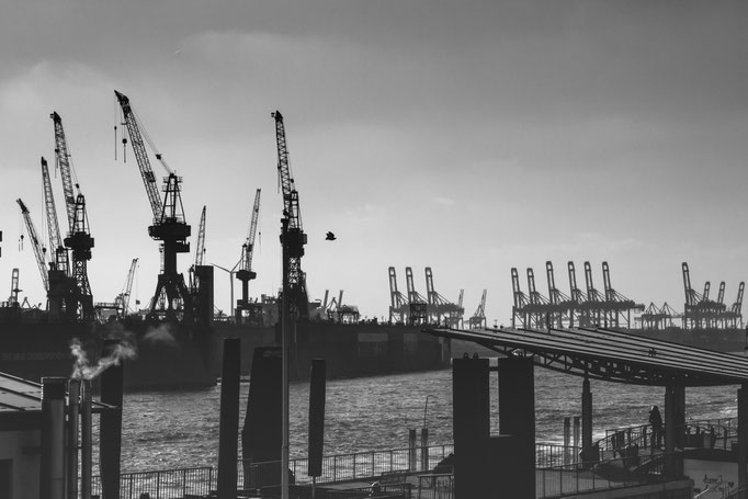 Hafen Hamburg, Februar 2015