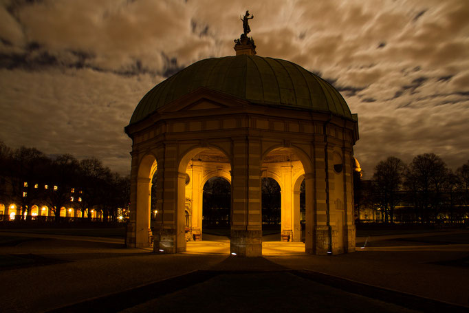 Dianatempel im Münchener Hofgarten, Dezember 2015