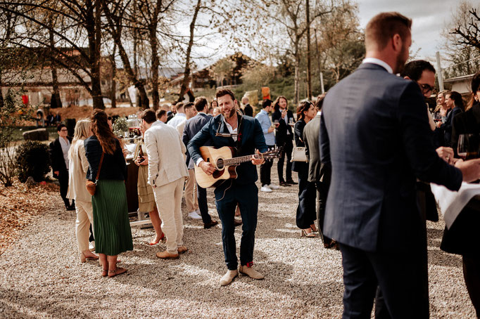 Gallopingguitars sind die Musiker auf einer Hochzeit bei Meiers Hofstubn.
