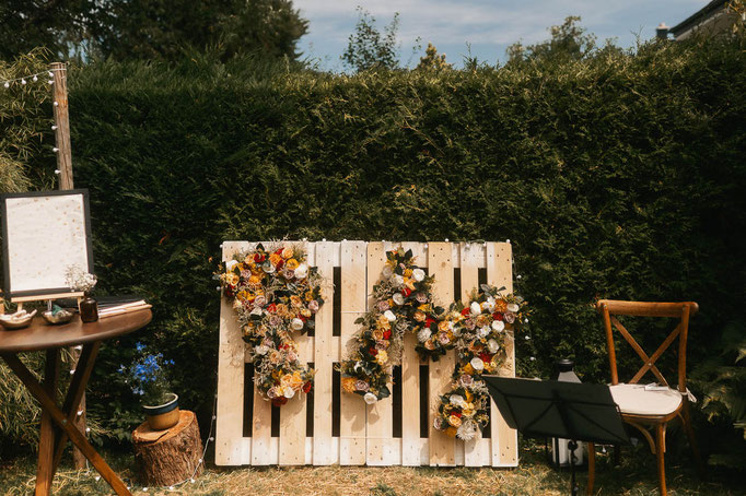 Stimmung bei einer Gartenhochzeit