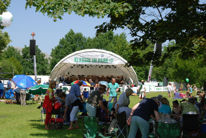 Open Air Bühne, Klassik Open Air, Klassik im Park Braunschweig, Konzertmuschel