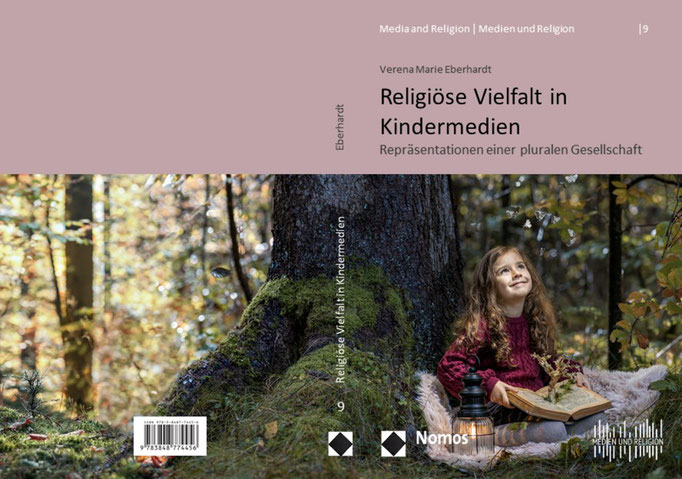 Titelbild für das Buch Religiöse Vielfalt in Kindermedien von Dr. Verena Marie Eberhardt von mir fotografiert und umgesetzt mit Verena