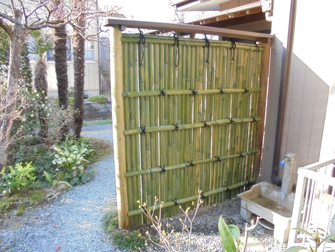 天然竹　建仁寺垣
