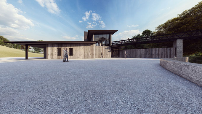 The Laxey Wheel Visitors Centre Isle of Man 