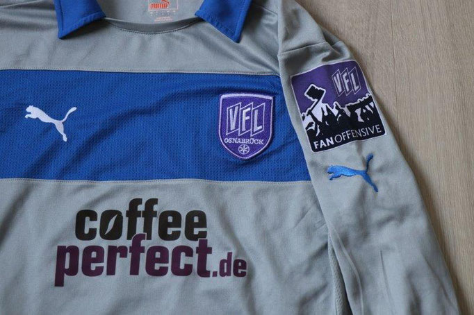 VfL Osnabrück 2012/13 Torwart, Fanoffensive Patch 5.8.12 gg. Offenbach, Nr. 20 Zumbeel (Matchvorbereitet)