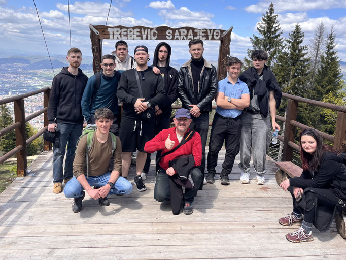 Wanderung auf den Trebević