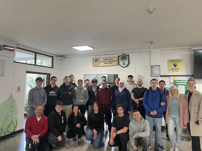 Besuch der Berufsschule für Holztechnik in Sarajevo