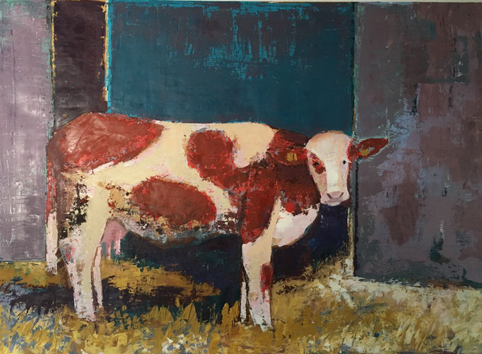 "Susannes Kuh" 2018 WVZ 117   I   80x110cm   I  Öl auf Leinwand