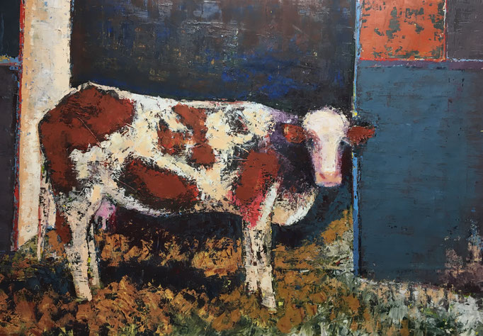 Janette Herlinger Schwarz Bunte Kuh Wicki 1993 Janette