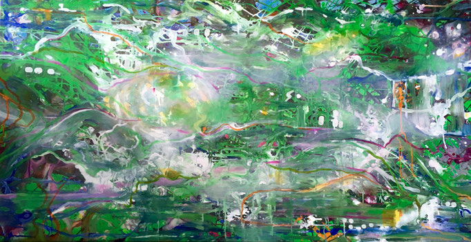 "Galaxie" 155 x 80 cm 