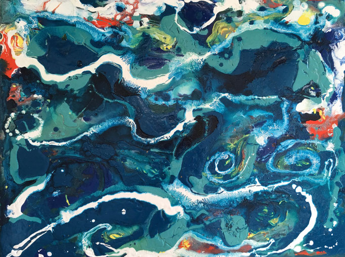 "Deep Water" 80 x 60 cm