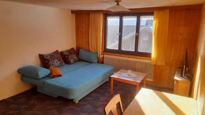 Ferienwohnung für 2 Personen Stube mit Couch
