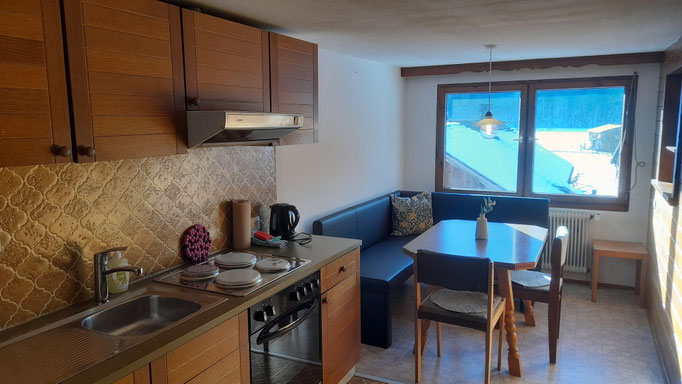 Ferienwohnung für 2 Personen  Küche mit Tisch