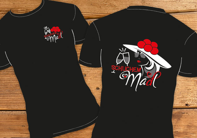 Logo+T-Shirt, Schlichem-Madl, Böhringen