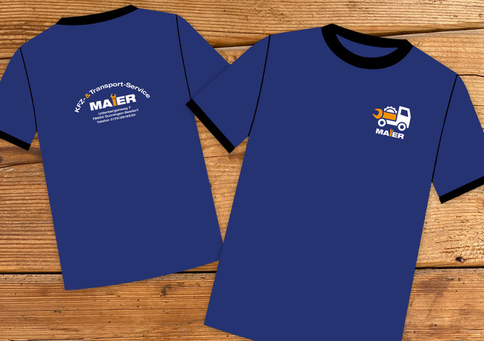 Logo+T-Shirt, Maier KFZ, Seedorf