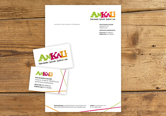 Logo+Briefbogen+Visitenkarten, AnKaLi, Rottweil