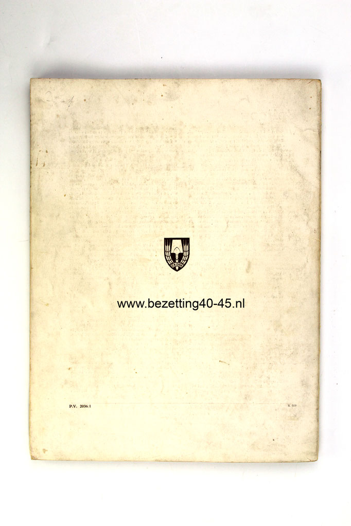 NSB-Nederlandse-Arbeidsdienst-NAD-Vorming-blad-Kader-Kesrtnummer-boek-No.12-1943-