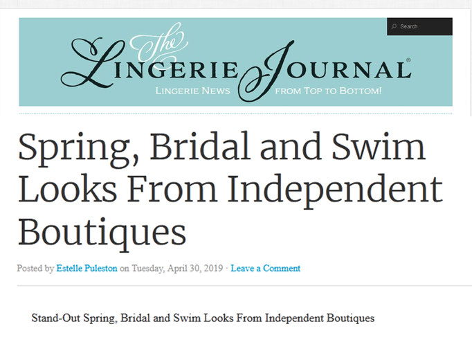 Lingerie journal swim looks from indipendent boutiques