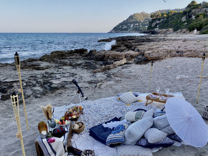 Lifetime Events - Heiratsantrag Picknick Mallorca Sand