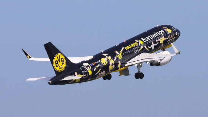 Borussia Dortmund - Eurowings Airbus A320 D-AEWM