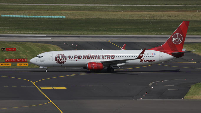 1. FC Nürnberg - Corendon Boeing 737-800 9H-CXA