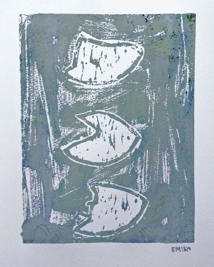 Birds    /      木版　530×455mm   2016