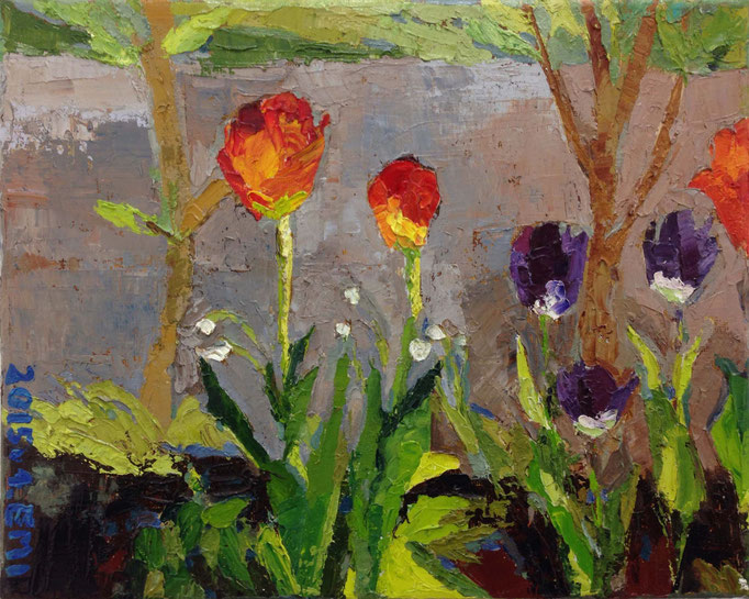   Tulip  /Oil Painting　油彩　273×220mm   2015