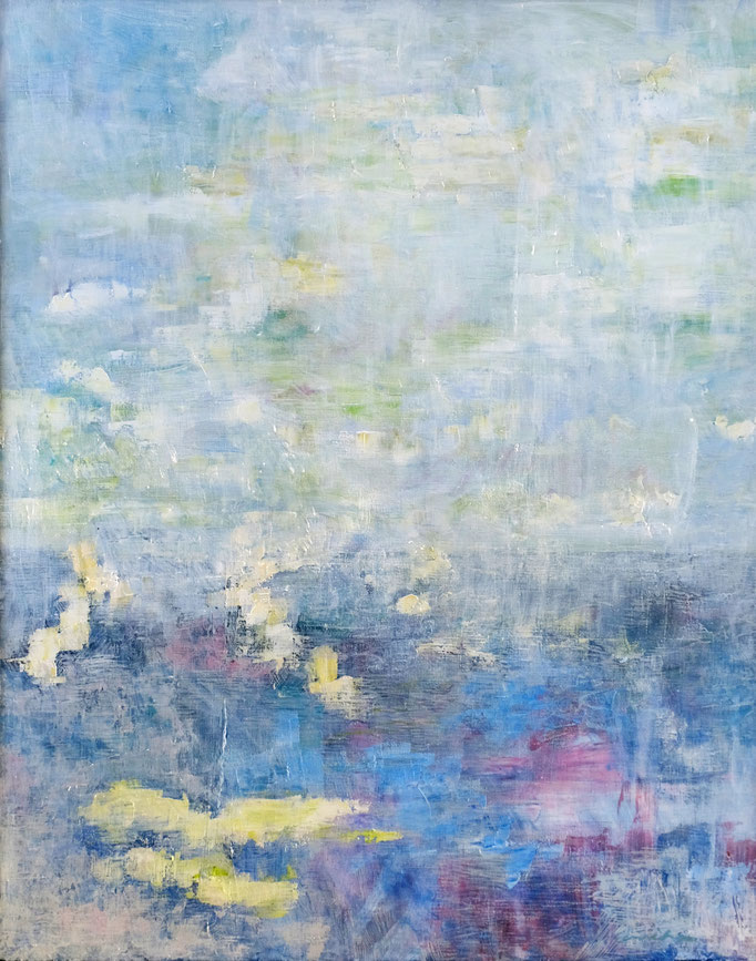 horizontal ≒ parallel  /  Oil Painting  910×727mm   2017