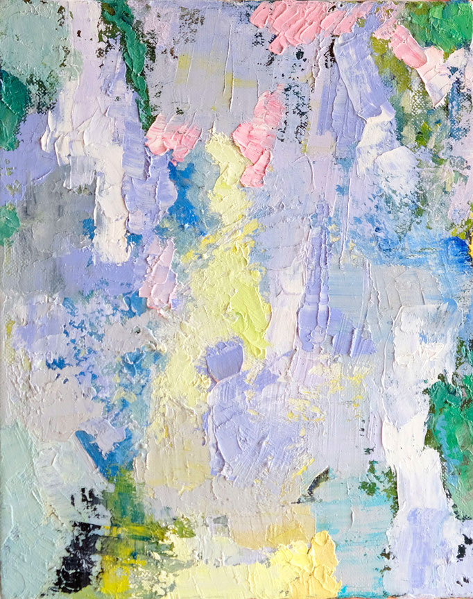 Incomplete stagnation  /  Oil Painting  273×220mm  2018  